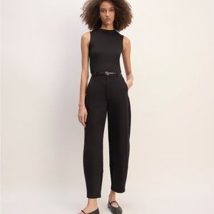 NWT Everlane The Utility Barrel Pant black pants size 00